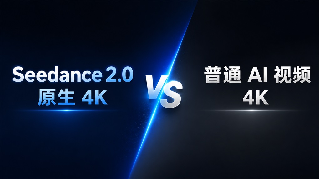Seedance 2.0 原生 4K 与普通 AI 视频 4K 有什么区别