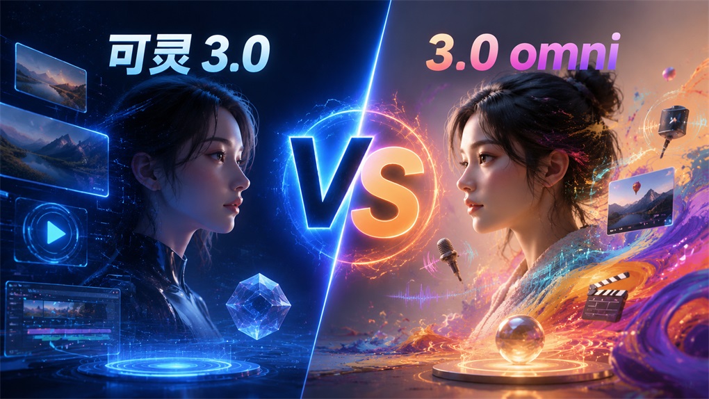 可灵 v3 和可灵 v3 omni 区别,AI视频创作该怎么选择?